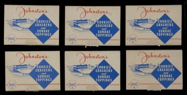 1955 Johnston's Cookies Six Series Folders